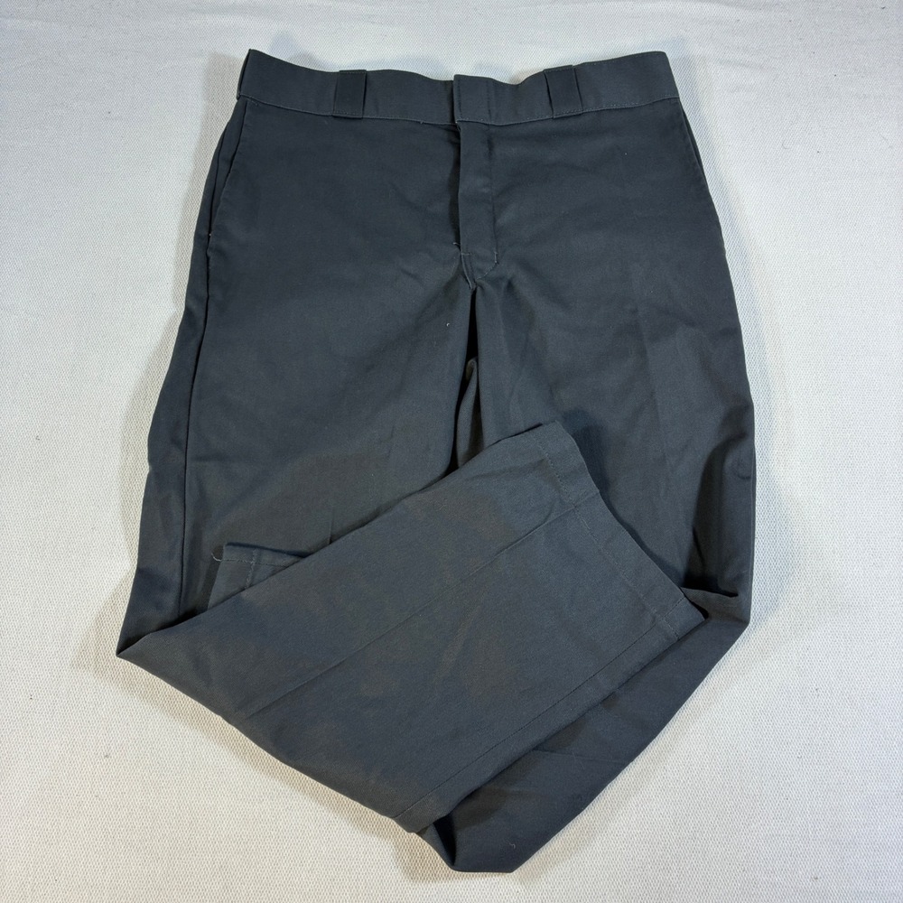 Dickies 874 Original Fit Work Pants Men's 34 x 30 Dark Charcoal Grey Straight